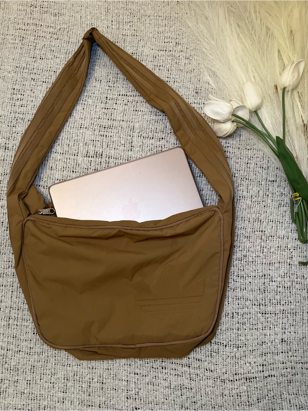 adidas Brown Crossbody Sling Bag